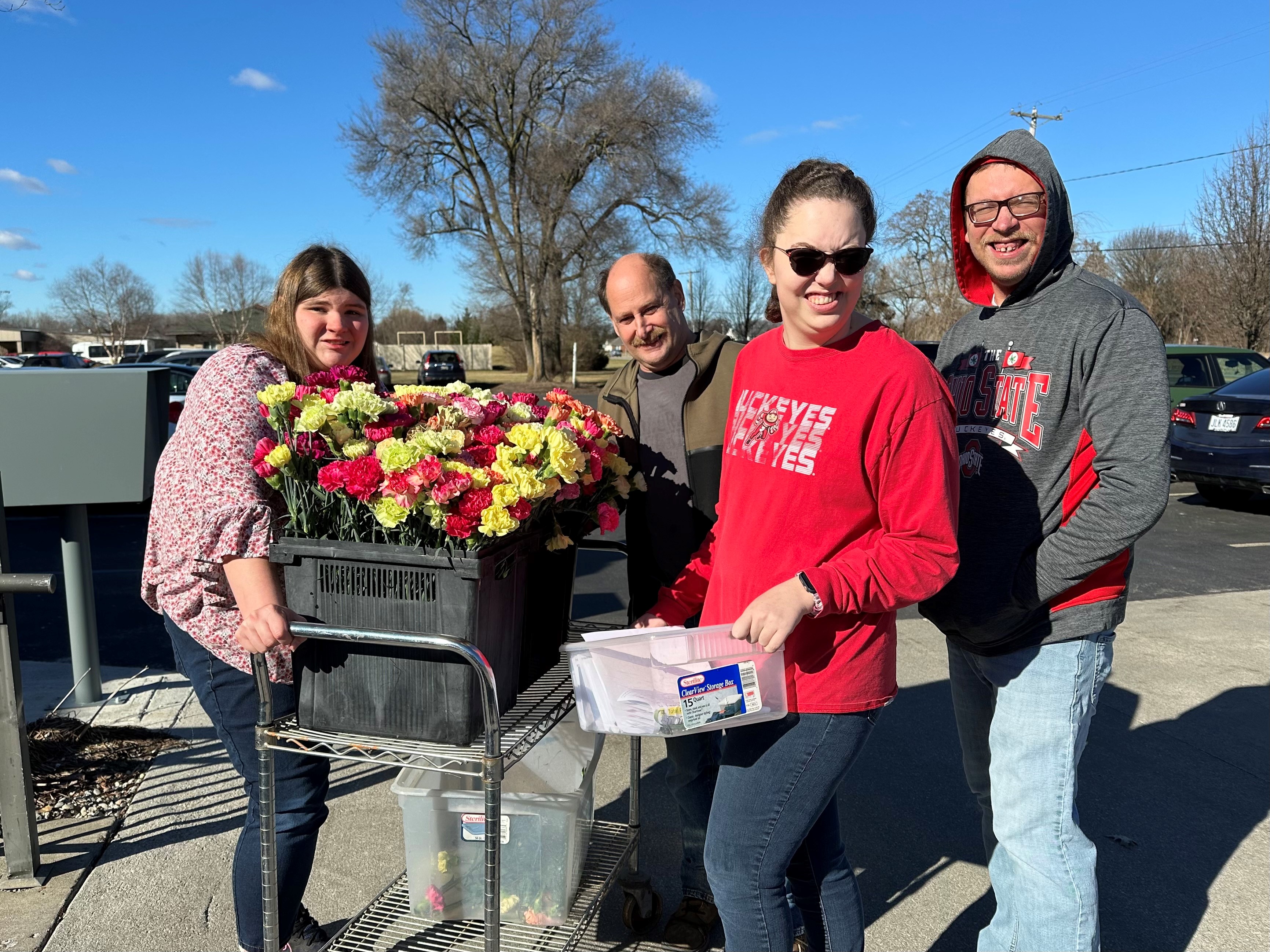 Spring Plant Sale Flower Delivery Crew