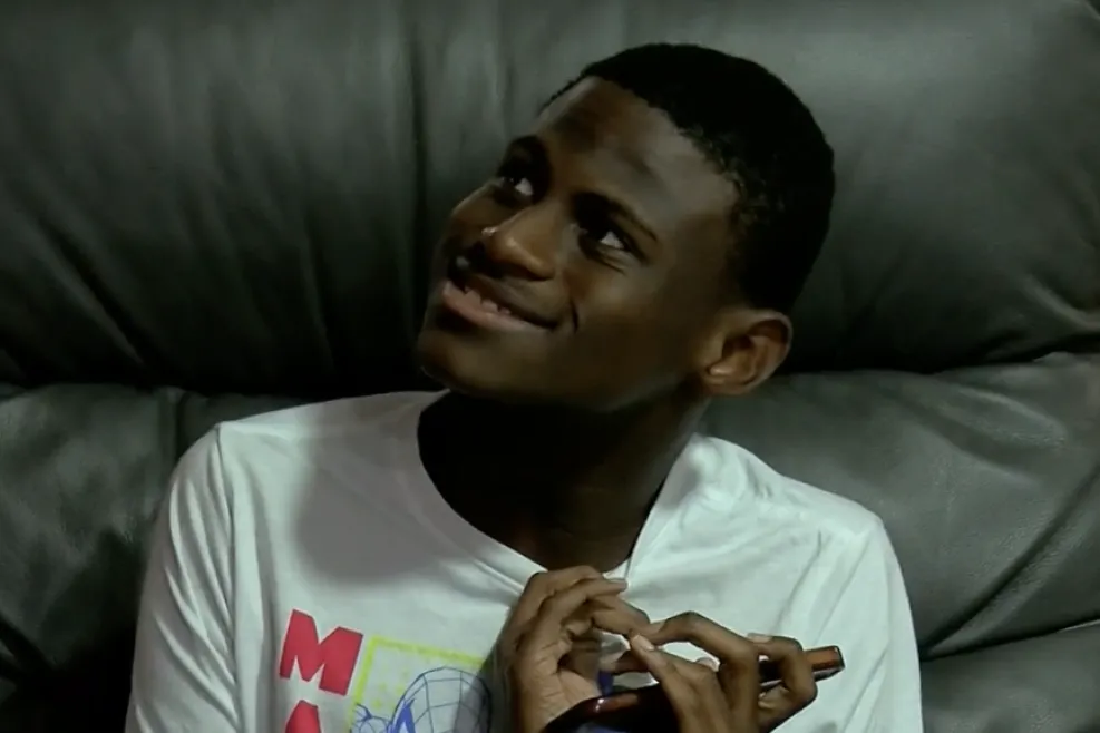 Ryan smiling for the camera.