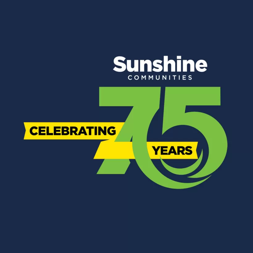 Sunshine 75th Anniversary Logo